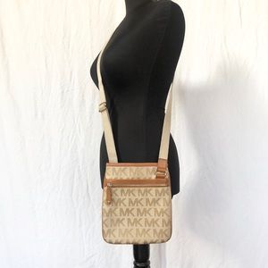 Michael Kors MK logo crossbody purse